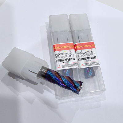 D12*45*100L-68° CNC Carbide End Mill High Hardness Custom Carbide Tooling