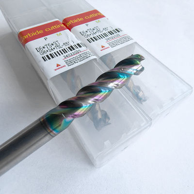 Aerospace Industry Solid Carbide Milling Tools D6*24*75L-55° Turbine Blades