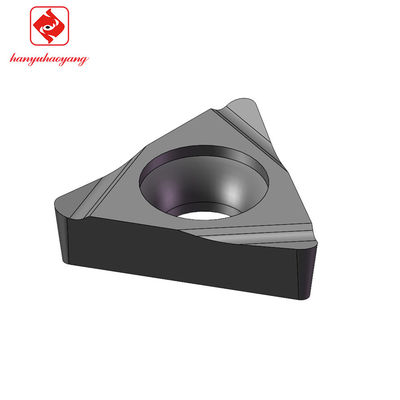 High-hardness boring insert, TCGT060104L, applicable to industries such as automotive manufacturing, aerospace, energy manufacturing and medical.