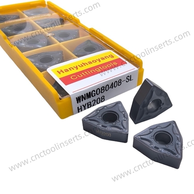 Heat Insulation Lathe Cutting Inserts WNMG080408-SL Carbide Inserts For Metal Lathe