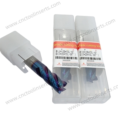 D10*25*75L-68° Carbide End Mill Set Automotive Processing Carbide Milling Cutters