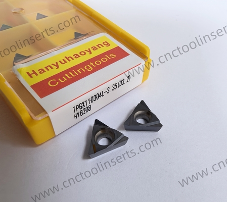 CNC Boring Inserts Wc-Co PVD Coating TPGX110304L-3.35(D3.2)  HYB208 ，Applicable To All Difficult-to-machine Materials Except Superalloys