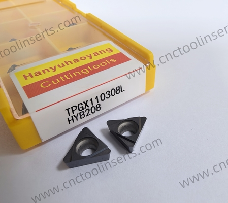 CNC Boring Inserts Wc-Co PVD Coating TPGX110308L  HYB208 ，Applicable To All Difficult-to-machine Materials Except Superalloys