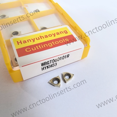 CNC Boring Inserts Wc-Co PVD Coating WBGT060101R  HYKH03，Capable of machining superalloys