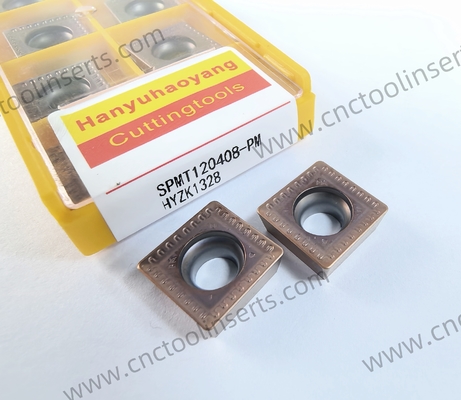 CNC Boring Inserts Wc-Co PVD Coating SPMT120408-PM HZK1328 ，Suitable for machining steels and cast irons, optimized for gray cast iron HT250 applications.