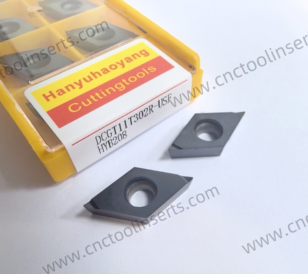 CNC Boring Inserts Wc-Co PVD Coating DCGT11T302R-USF HYB208 ，Applicable To All Difficult-to-machine Materials Except Superalloys
