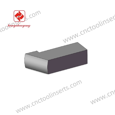 CNC Grooving Insert with PVD Coating LFG4.5-V120N HYZ09, Suitable for Machining Mild Steel.
