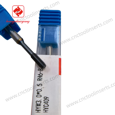 Extrusion Tap, Precision CNC Cutting Tool, HYM3.0×0.5 RH6-B, Suitable for processing materials with certain "softness" and "toughness" that can undergo plastic deformation without fracture.