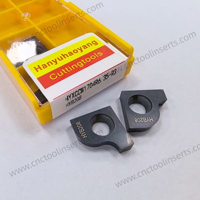 CNC Milling Insert with PVD Coating HYXCCW1704R6.35-R3 HYB208, Suitable For Difficult-to-machine Materials Except High-temperature Alloys.