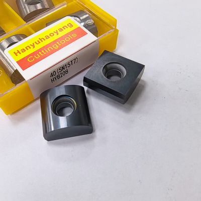 Carbide Heavy-Duty Peeling Inserts, PVD Coating HYB208, Model 40(SN15T7), suitable for difficult-to-machine materials including stainless steel and nodular cast iron, excluding high-temperature alloys