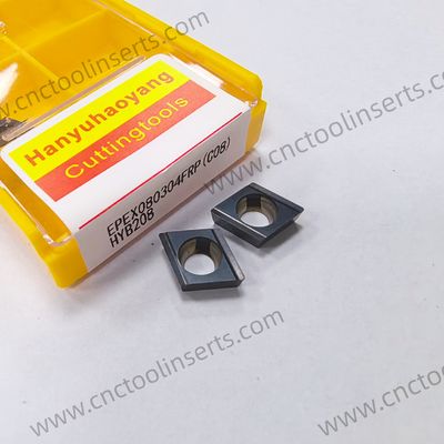 CNC Boring Inserts Wc-Co PVD Coating EPEX080304FRP(C08) HYB208 ，Applicable To All Difficult-to-machine Materials Except Superalloys