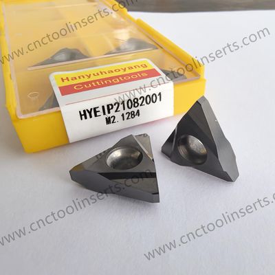 PVD-Coated HYB208 Whirling Insert HYEIP21082001 M2.1284 . Intended for Machining a Wide Range of Difficult-to-cut Materials, Excluding Superalloys