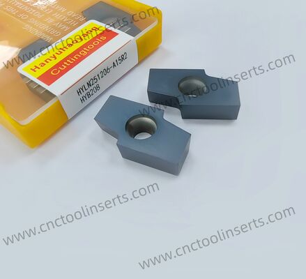 CNC Milling Insert, Model HYLN251206-A1R2, with PVD Coating HYB208, Suitable for Machining All Difficult-to-Cut Materials Except High-Temperature Alloys