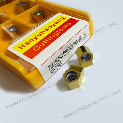 CNC Gear Shaping Series PLKIN50H7 (HYLN080405-R0.15) – PVD HYB208A Coated, for Difficult Materials (Excl. High-Temp Alloys).