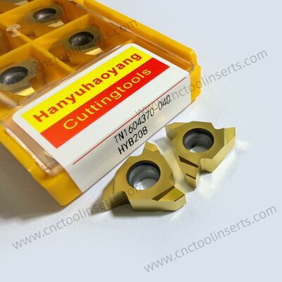 CNC Grooving Insert TN1604370-040  -- PVD HYB208 Coated, for Difficult Materials (Excl. High-Temp Alloys).