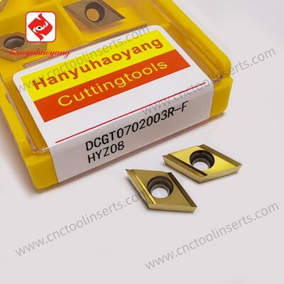 Standard Boring insert, DCGT0702003R-F, high-quality CNC insert, made of cemented carbide，through straight groove