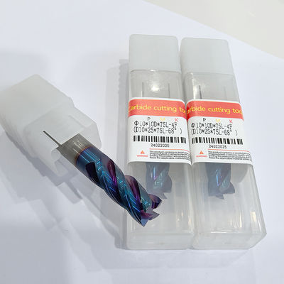 D10*25*75L-68° Carbide End Mill Set Automotive Processing Carbide Milling Cutters