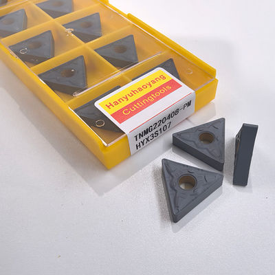 TNMG220408-PM Triangle Carbide Inserts High Precision For Turning And Milling