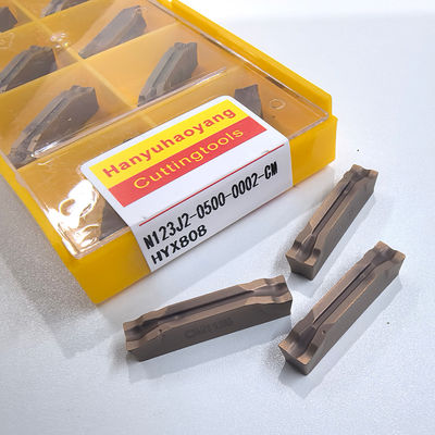N123J2-0500-0002-CM CNC Grooving Insert Turning Grooving Tools HYX808 Anticorrosive