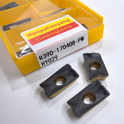 Energy Efficiency Carbide Milling Inserts R390-170408-PM High Compatibility
