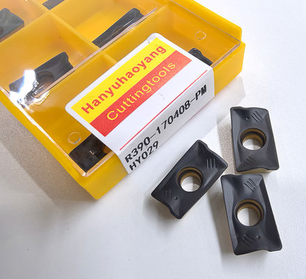 Energy Efficiency Carbide Milling Inserts R390-170408-PM High Compatibility