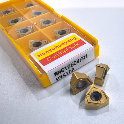 Fire Retardant Carbide Milling Inserts WNGT0604ERT Energy Efficient