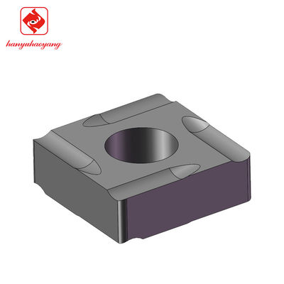 High-hardness boring insert, SNGG090304L, applicable to industries such as automotive manufacturing, aerospace, energy manufacturing and medical.
