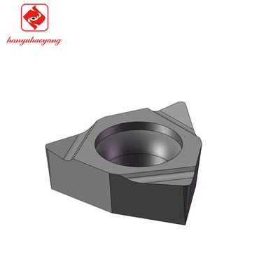 High-hardness boring insert, WCGT060102L , applicable to industries such as automotive manufacturing, aerospace, energy manufacturing and medical.