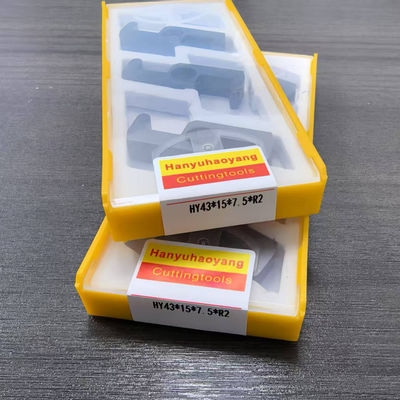 Temperature Resistance CNC Lathe Inserts High Strength Volute Cutting Tool HY43X15X7.5XR3-17°