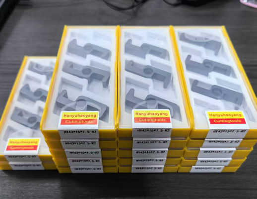 Temperature Resistance CNC Lathe Inserts High Strength Volute Cutting Tool HY43X15X7.5XR3-17°