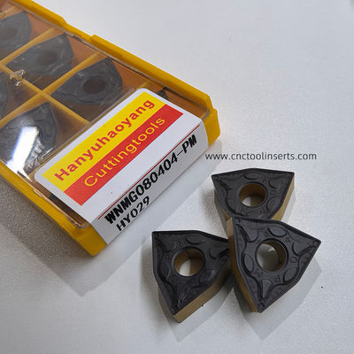 Anti Corrosion CNC Lathe Inserts WNMG080404-PM Indexable Turning Inserts