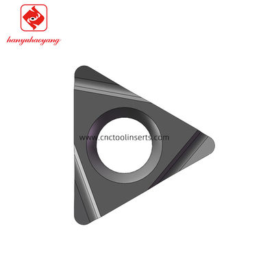 High-hardness boring insert, TCGT060104L, applicable to industries such as automotive manufacturing, aerospace, energy manufacturing and medical.