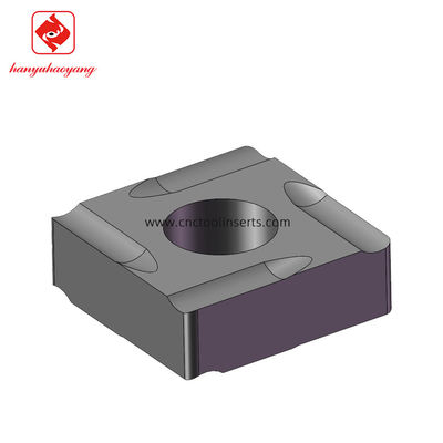 High-hardness boring insert, SNGG090304L, applicable to industries such as automotive manufacturing, aerospace, energy manufacturing and medical.