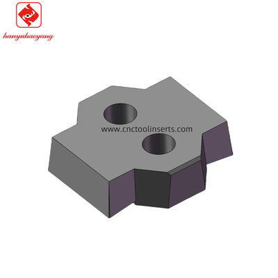High Strength Custom Carbide Inserts Abrasion Proof Gear Shaping And Milling Insert HY-YKC5150DX3-251-59204