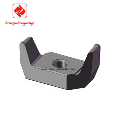 Rustproof Custom Carbide Inserts High Accuracy Volute Cutting Tool FL-R1.4-10-20-V