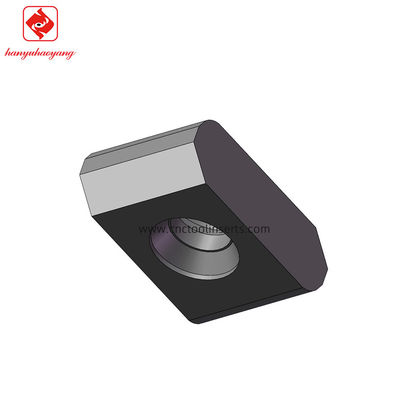 Electronics Heavy Duty Peeling Blades Customize LNGQ1906-R2.4-TM Lathe Carbide Inserts