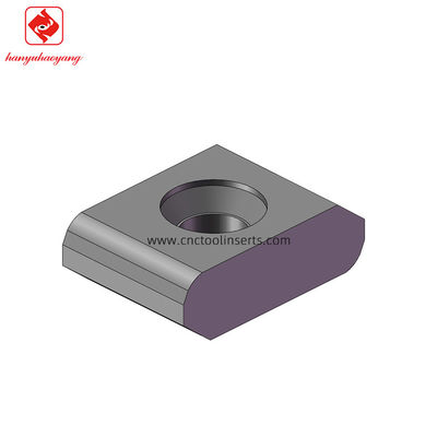Electronics Heavy Duty Peeling Blades Customize LNGQ1906-R2.4-TM Lathe Carbide Inserts