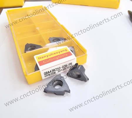 GBA43R250-035-PR HYB208 Whirling Milling Insert Customizable For Mechanical Manufacturing Non Standard Grooving Insert