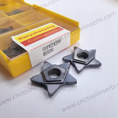 High Hardness Pentagon-Shaped Master Cutter HYPE24200 HYB201 Coating Material Customizable Non-Standard Inserts