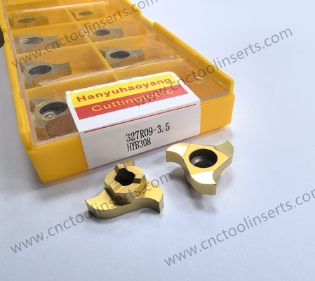 Advanced Coating Material HYB308 Non-Standard Grooving Insert 327R09-3.5 For Aerospace Industry