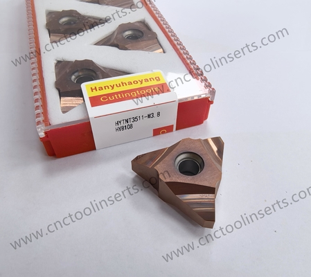 High Hardness Cemented Carbide Material Whirling Milling Blade HYTNT-M3.8 With Non-Standard Design And End Coating