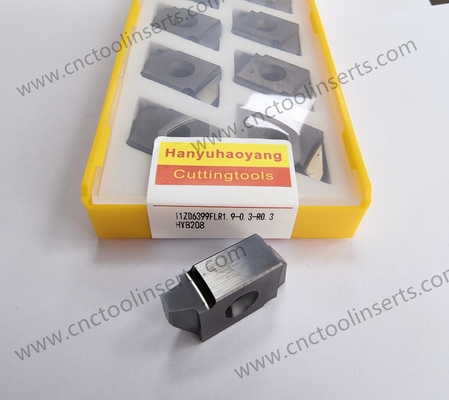 Cemented Carbide Whirling Milling Blade 11ZD6399FLR1.9-0.3-R0.3 Ideal For Automotive Industry
