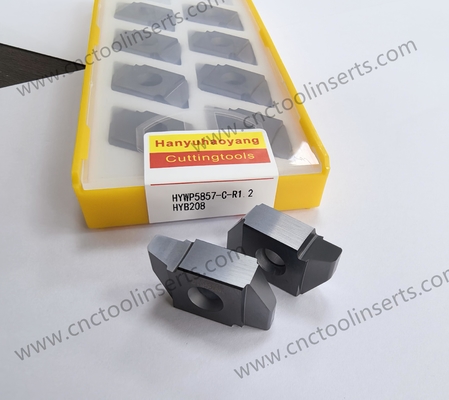High Precision Whirling Milling Blade HYWP5857-C-R1.2 Non-Standard Design and End Coating for Cemented Carbide Material