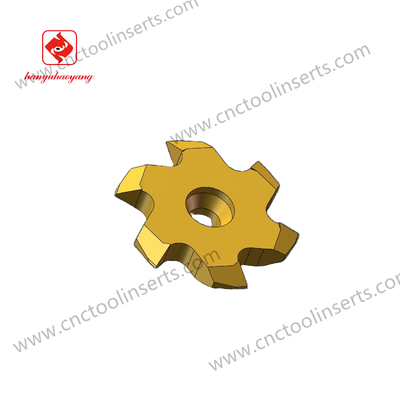 Customizable Insert Non-standard Grooving Insert With 3D154-235 Six-edged Design And HYKH06 Mid-range Coating