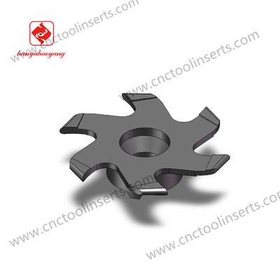 Non-standard grooving insert ,HYMG3214-35422R0.2 ， Suitable for machining heat - resistant alloys，Customizable insert