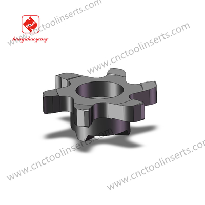 Non-standard grooving insert , HYMG3208-2.5  , Suitable for machining heat - resistant alloys，Customizable insert