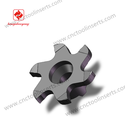Non-standard grooving insert , HYMG3209-2.0 , Suitable for machining heat - resistant alloys，Customizable insert