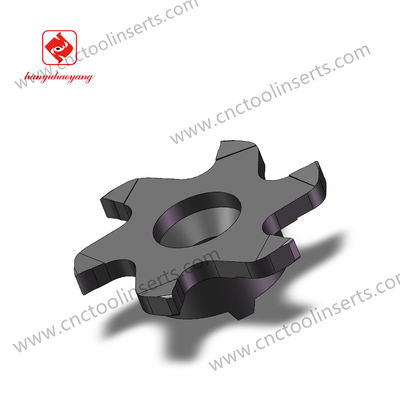 Non-standard Customizable Grooving Insert HYMG3212-2.0 for Heat-Resistant Alloys with High Cutting Efficiency