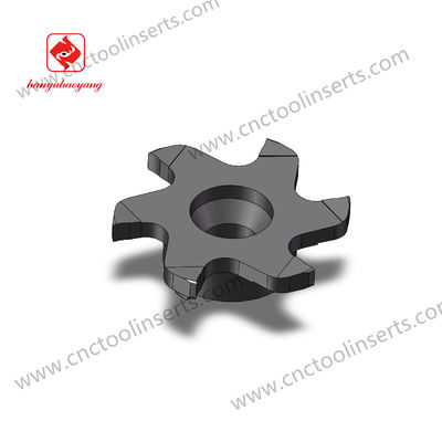 Non-standard Customizable Grooving Insert HYMG3212-2.0 for Heat-Resistant Alloys with High Cutting Efficiency