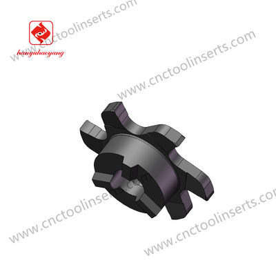 Non-standard Customizable Grooving Insert HYMG3212-2.0 for Heat-Resistant Alloys with High Cutting Efficiency